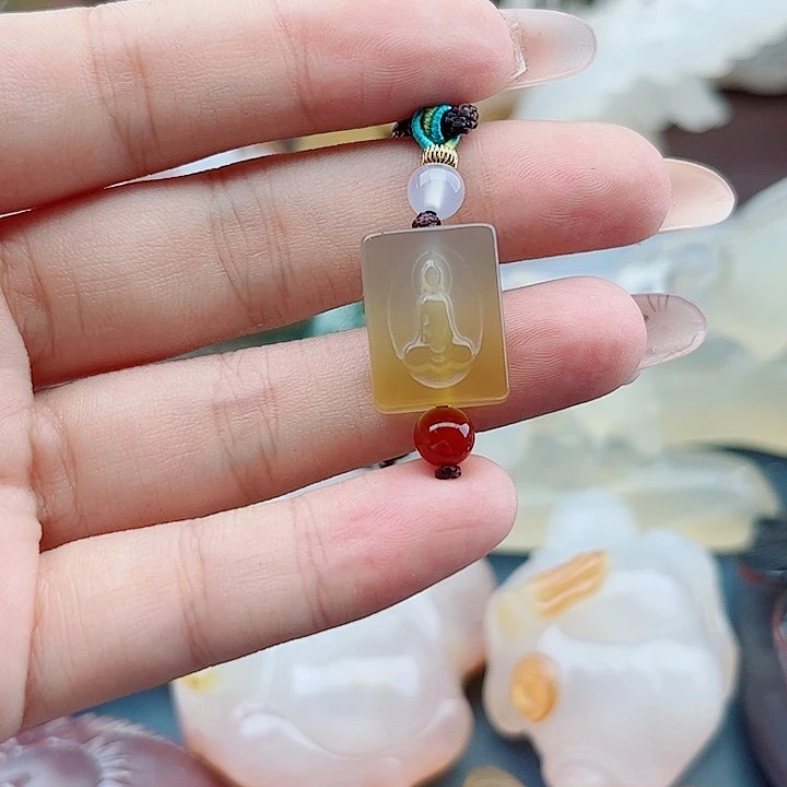 晖***哥未镶嵌玛瑙手饰吊坠