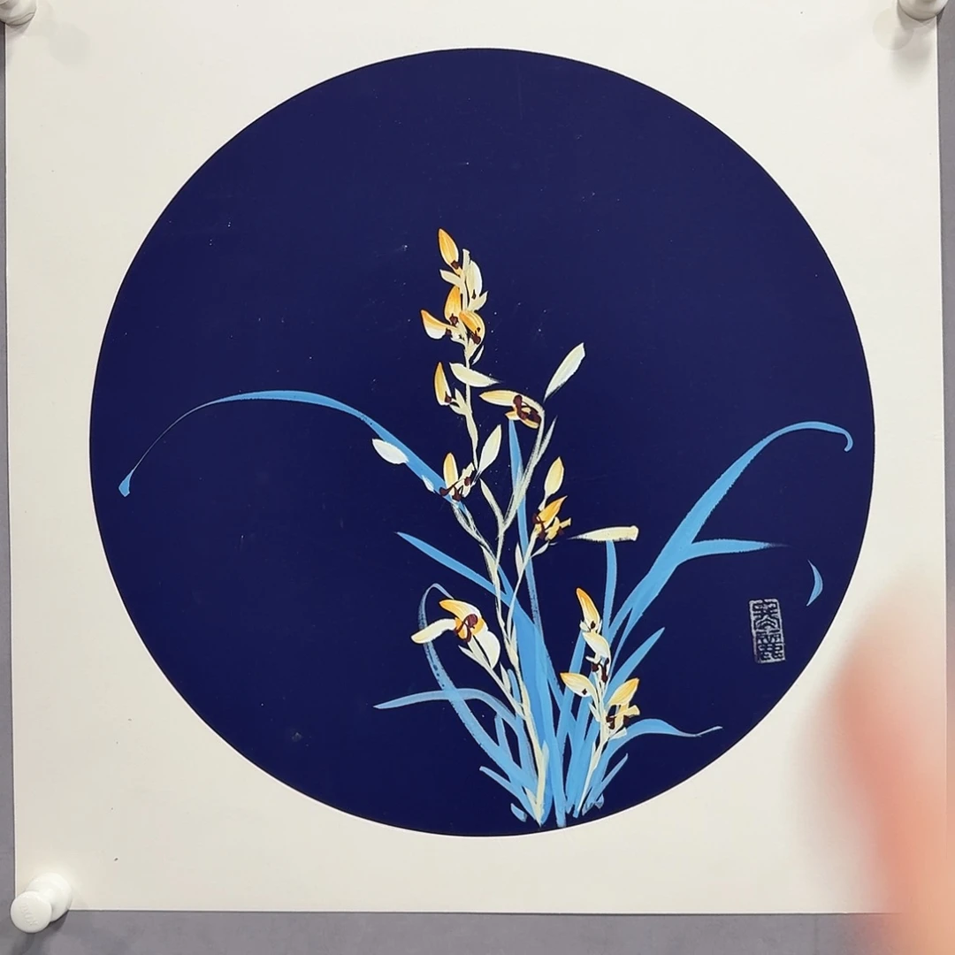 国画亲笔手绘放心去藏