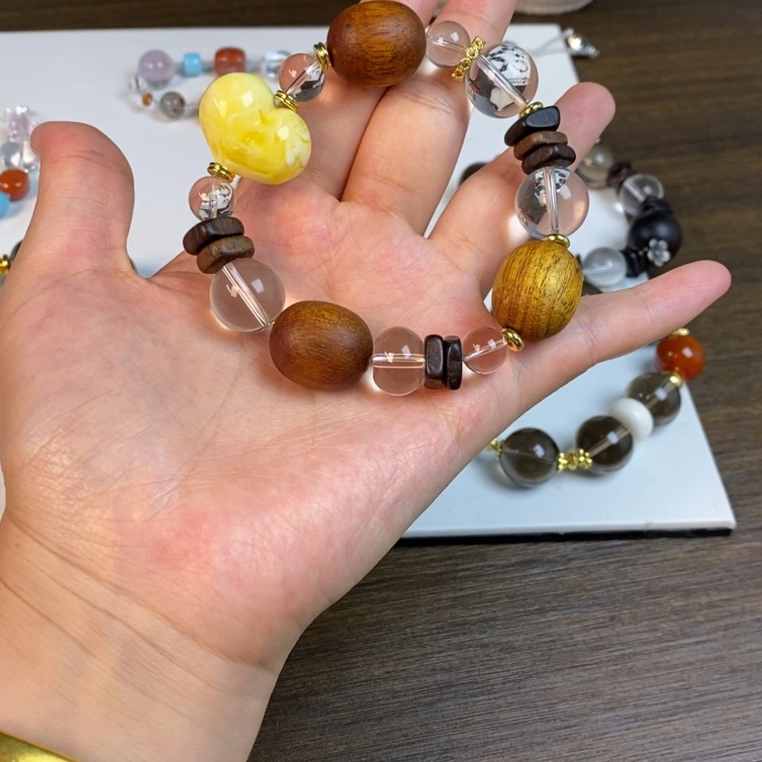 无非金属手串木串孤品