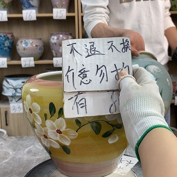 罐生****622xc景德镇陶瓷花盆