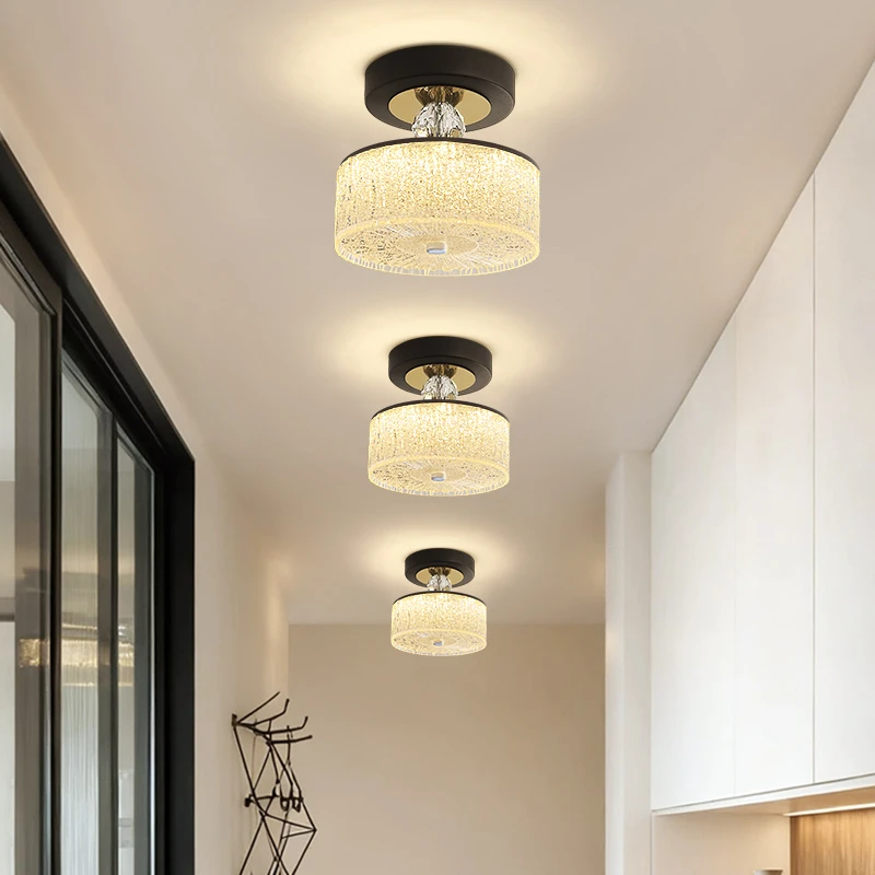 意式轻奢入户玄关走廊过道灯简约楼梯间阳台嵌入式衣帽间阳台灯