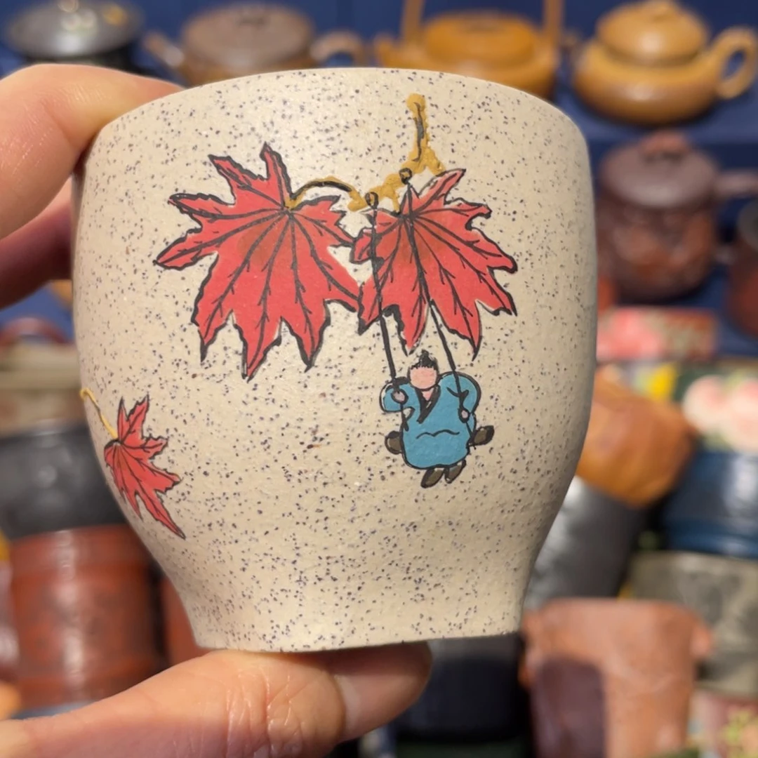 原矿紫砂手工主人杯