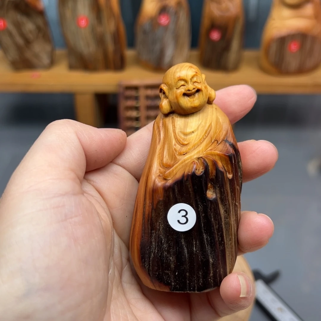 用***9木崖柏木摆件手把件，