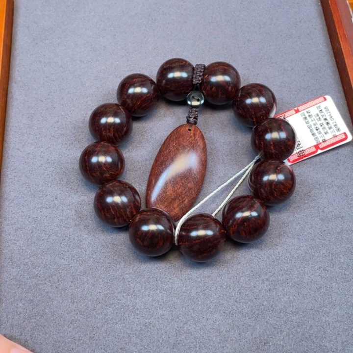 黄花梨/降香黄檀手串/手链B***s海南黄花梨紫油梨20