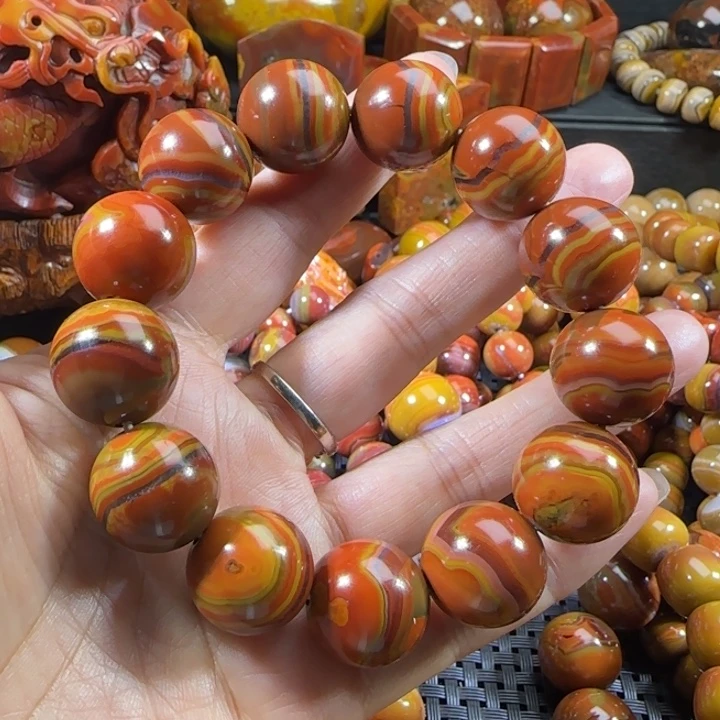 陈***廷玛瑙/玉髓未镶嵌手串