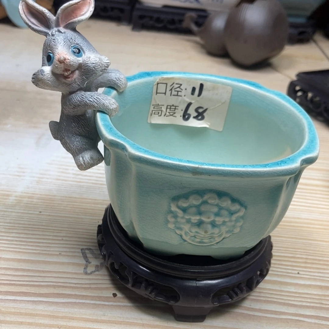 瓷片陶瓷花盆陶瓷艺术