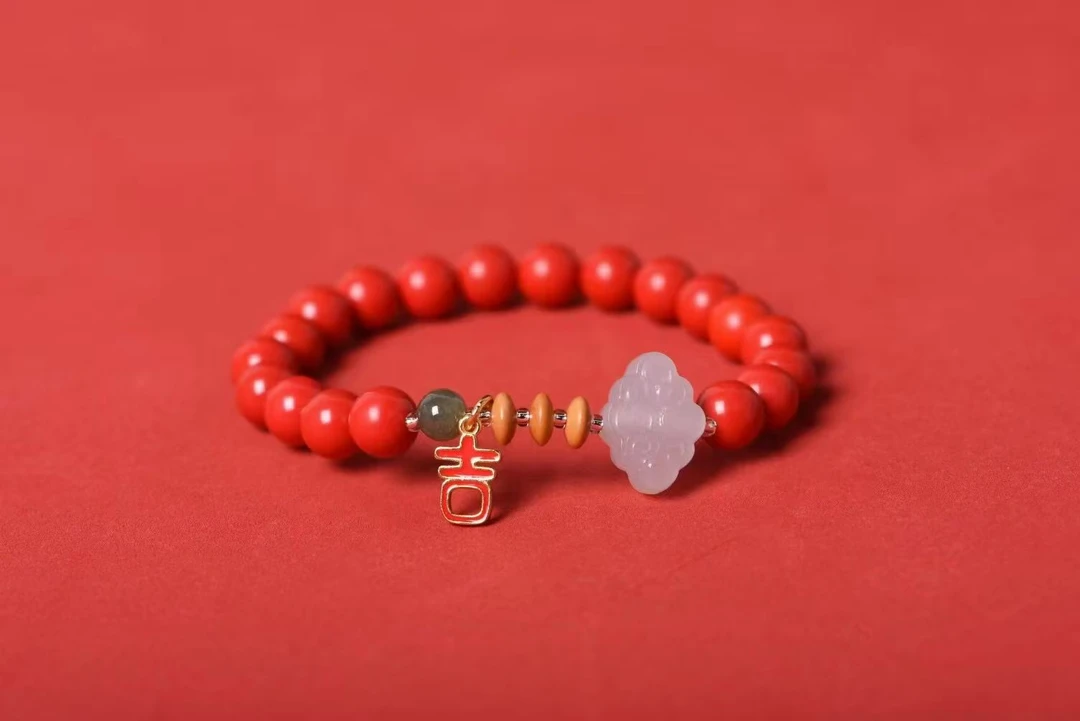 合金手链 天然鸿运多吉女士手串