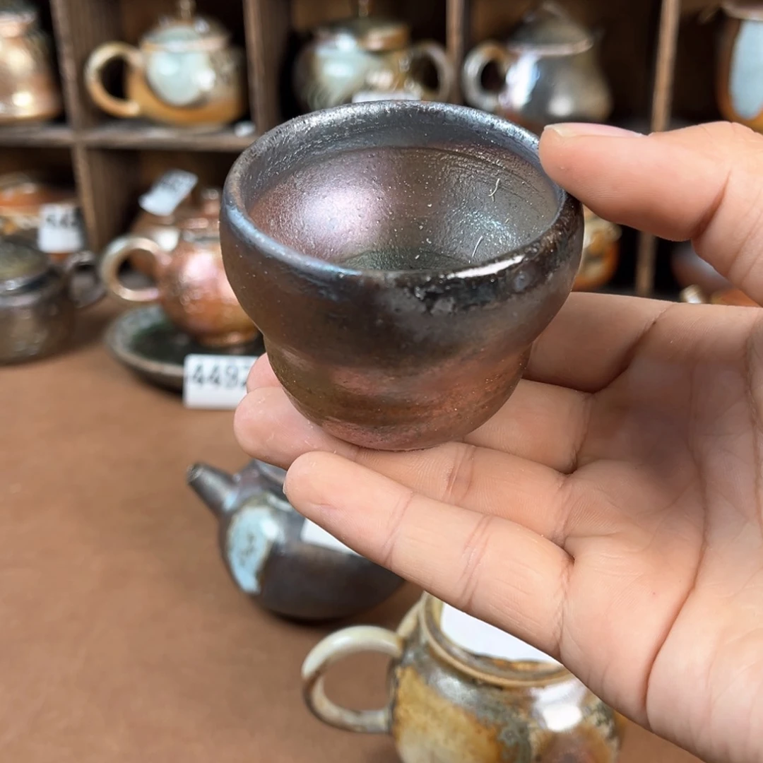 杯柴烧茶器主人杯