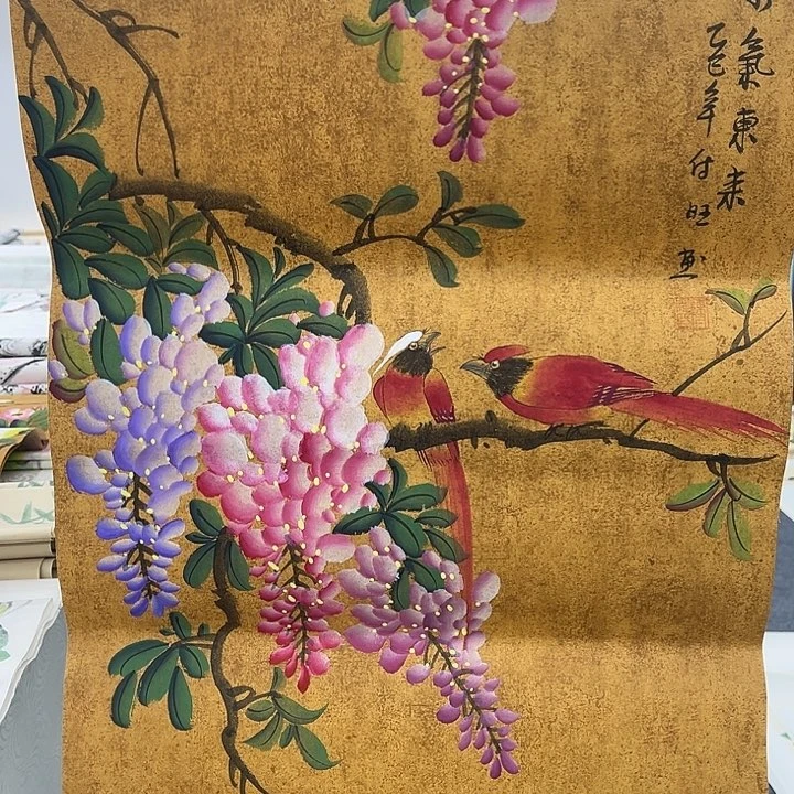 国画手绘国画作品