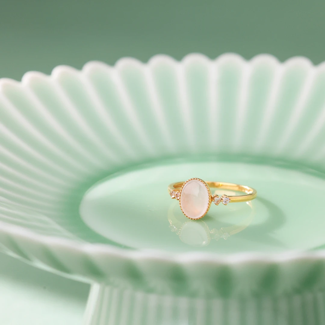 【央博玉】18K翡翠蛋面戒指-YB92920119-多样性发一-CXQ21