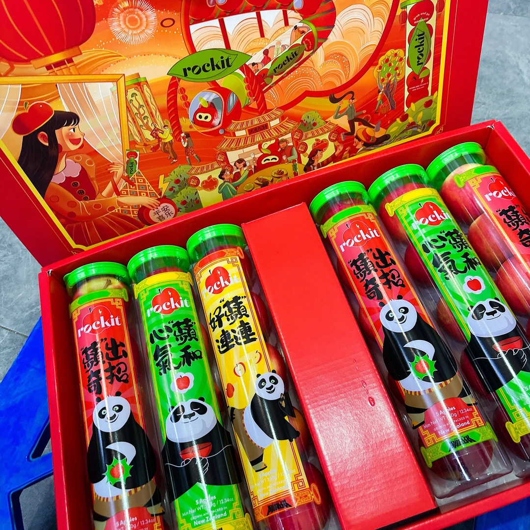 乐淇·火箭筒苹果礼盒  6桶装