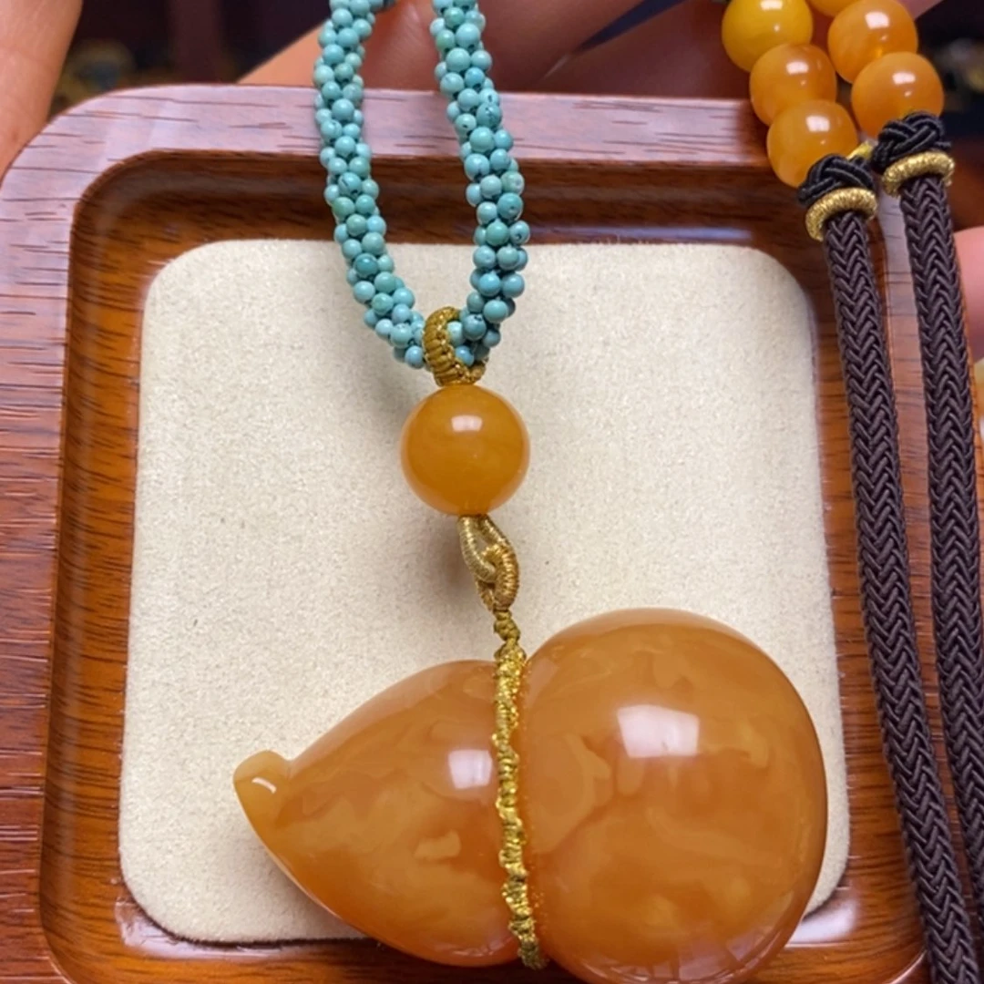 【闪购商品】蜜蜡颈饰未镶嵌项链