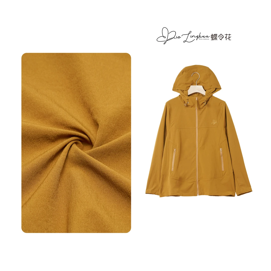 蝶令花春季户外宽松休闲连帽长袖外套24896