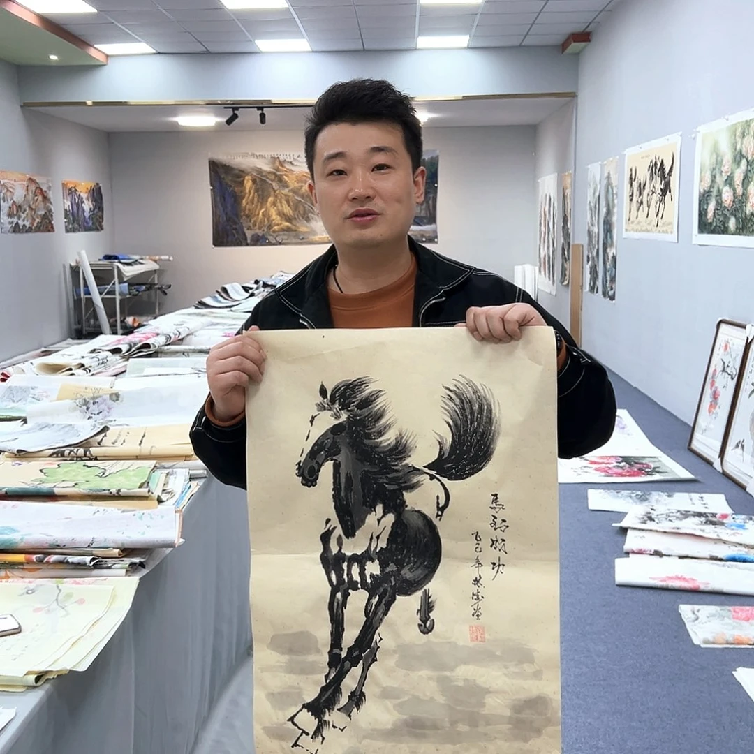 国画国画作品宣纸纯手绘