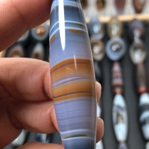 玛瑙/玉髓未镶嵌吊坠(不含链)