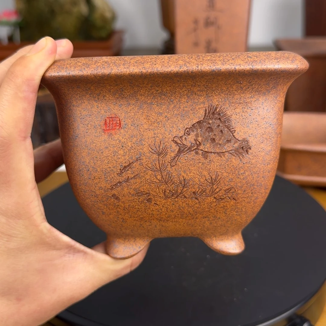 紫砂花盆海*紫砂花盆