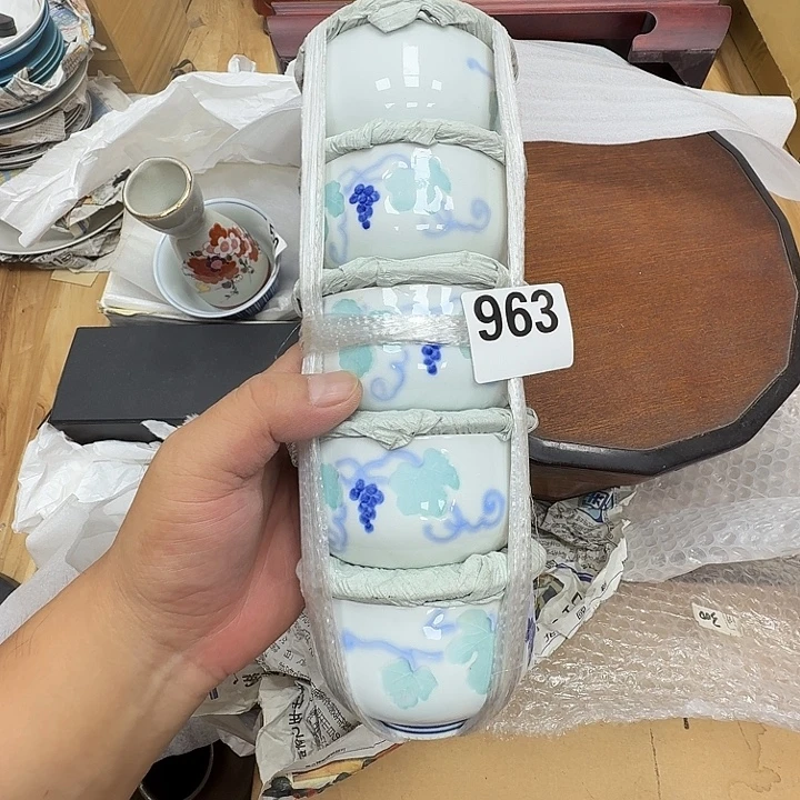 瓷片工艺品摆件瓷器摆件正能量