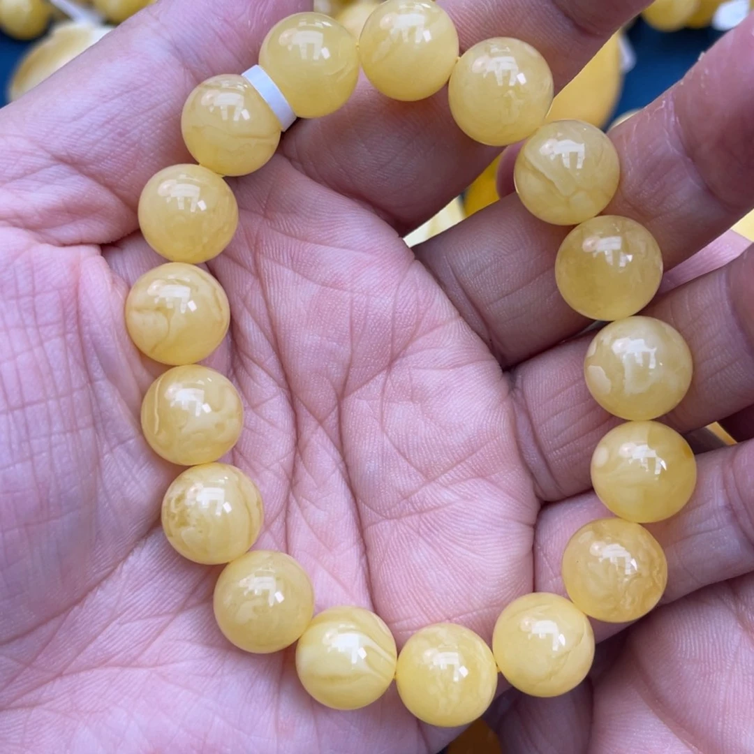 琥珀裸石未镶嵌琥珀蜜蜡11m m