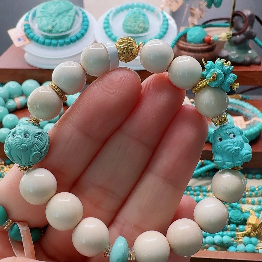 绿松石未镶嵌珠宝半成品