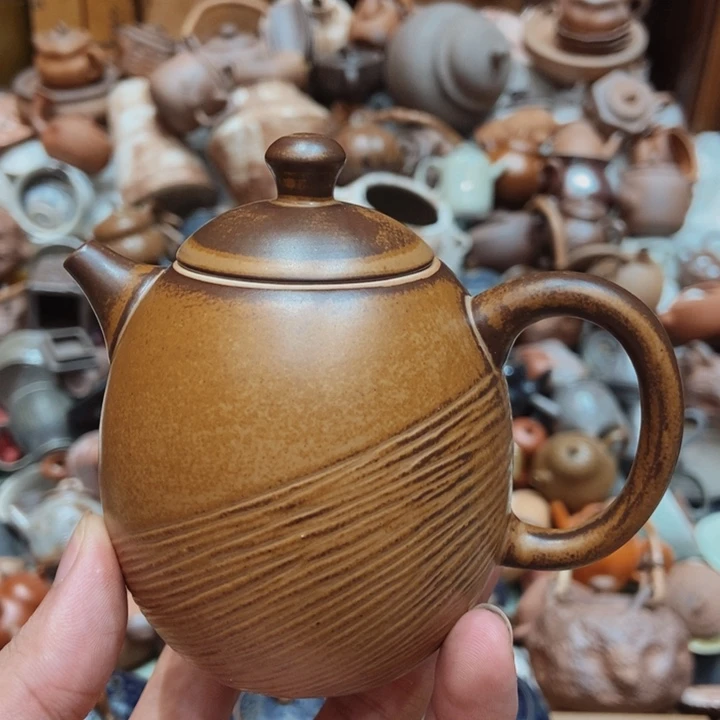 柴烧老岩泥高端茶器