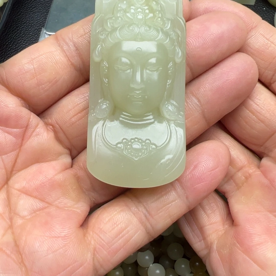 和田玉（糖玉）未镶嵌吊坠(不含链)