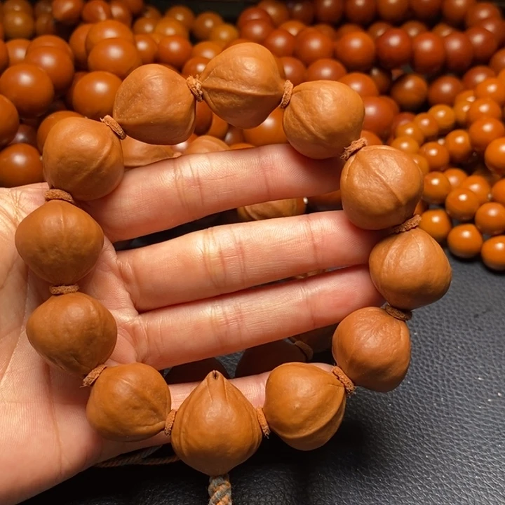 橄榄核手串2.1尺寸原皮