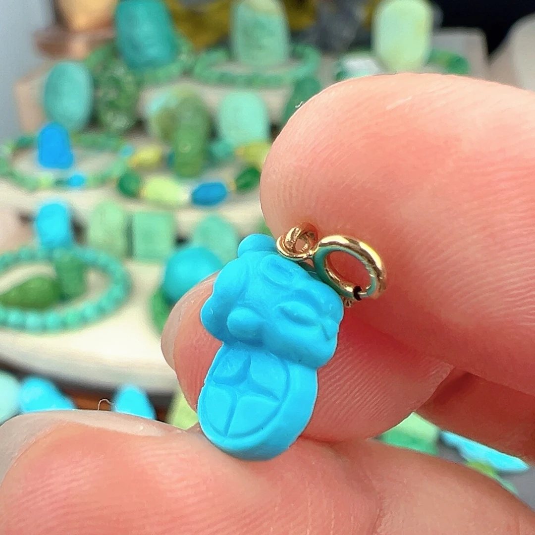 绿松石未镶嵌主播万珍