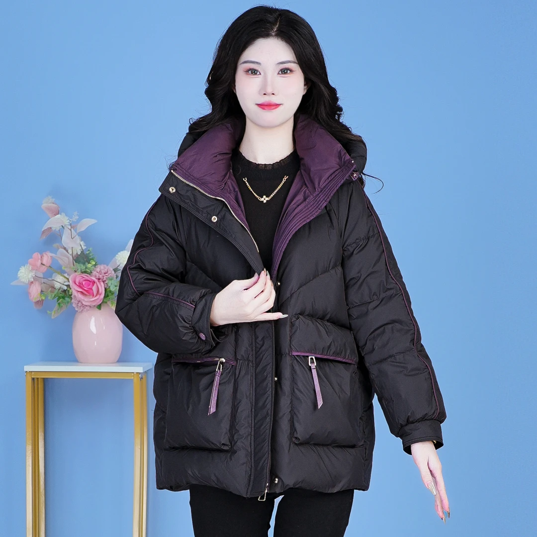 【SJYF3993】2024年秋冬新款时尚休闲百搭短款轻薄气质女款羽绒服