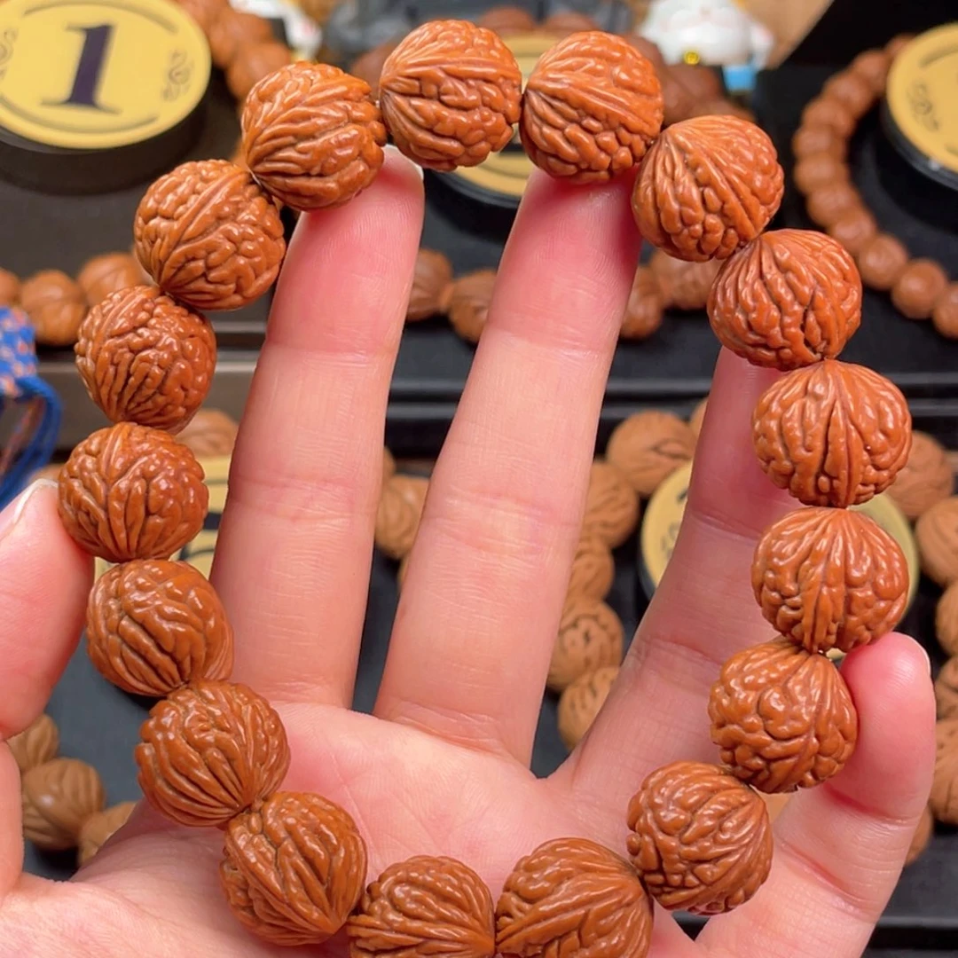 吊坠桃核荔枝纹17