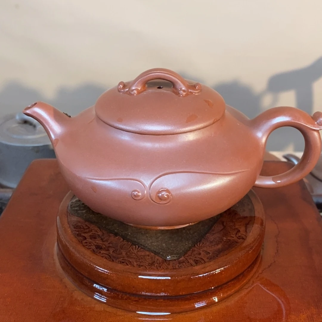 茶壶紫砂高端320cc紫泥如意