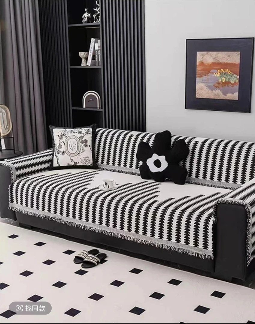 【小贝拉专属】麦穗雪尼尔四季通用防滑沙发垫简约轻奢时尚高档