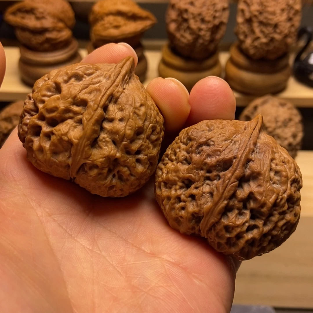 把件文玩核桃玛瑙红石铫42