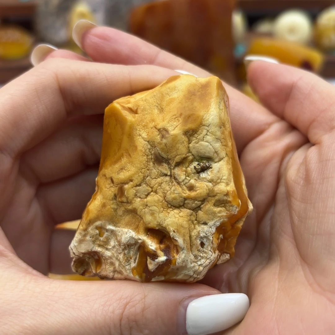 ****饭定制琥珀未镶嵌不退不换