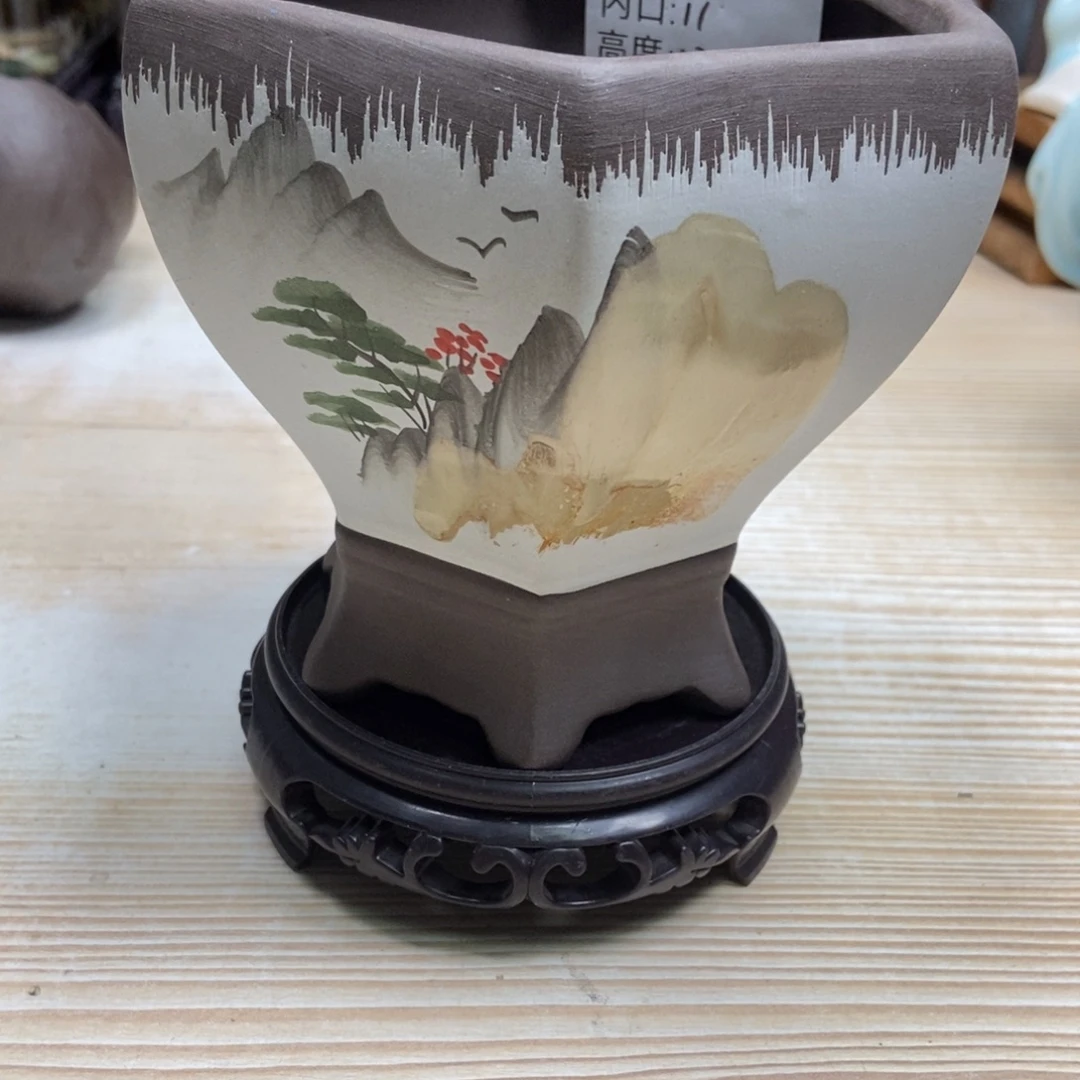 瓷片陶瓷花盆陶瓷艺术