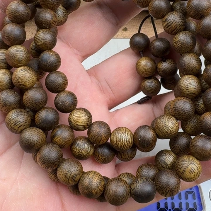 七****沉香手串张勺子手串23克加