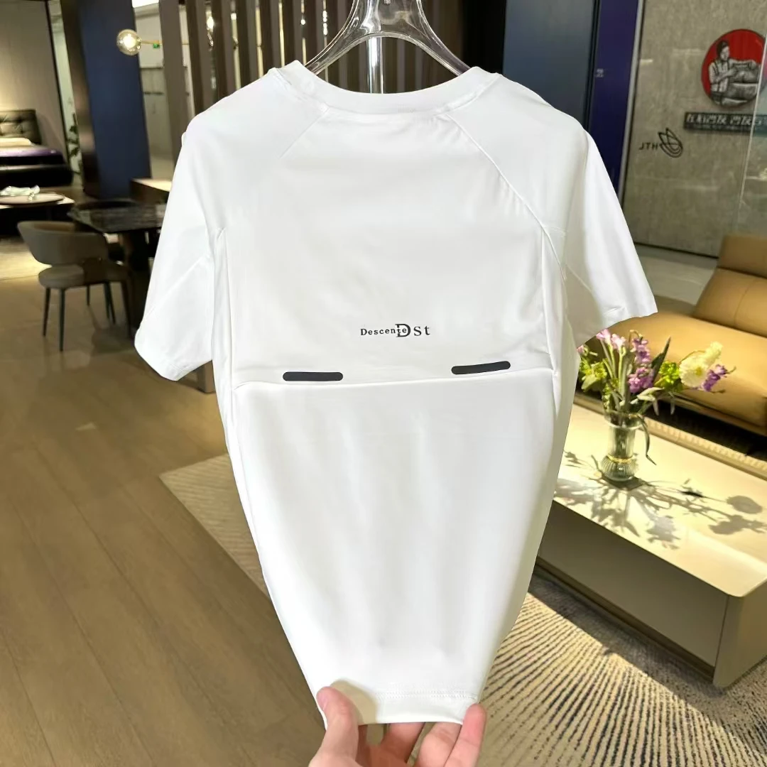 圆领短袖男士时尚简约夏季休闲夏季户外短袖T恤上衣春夏速干t恤