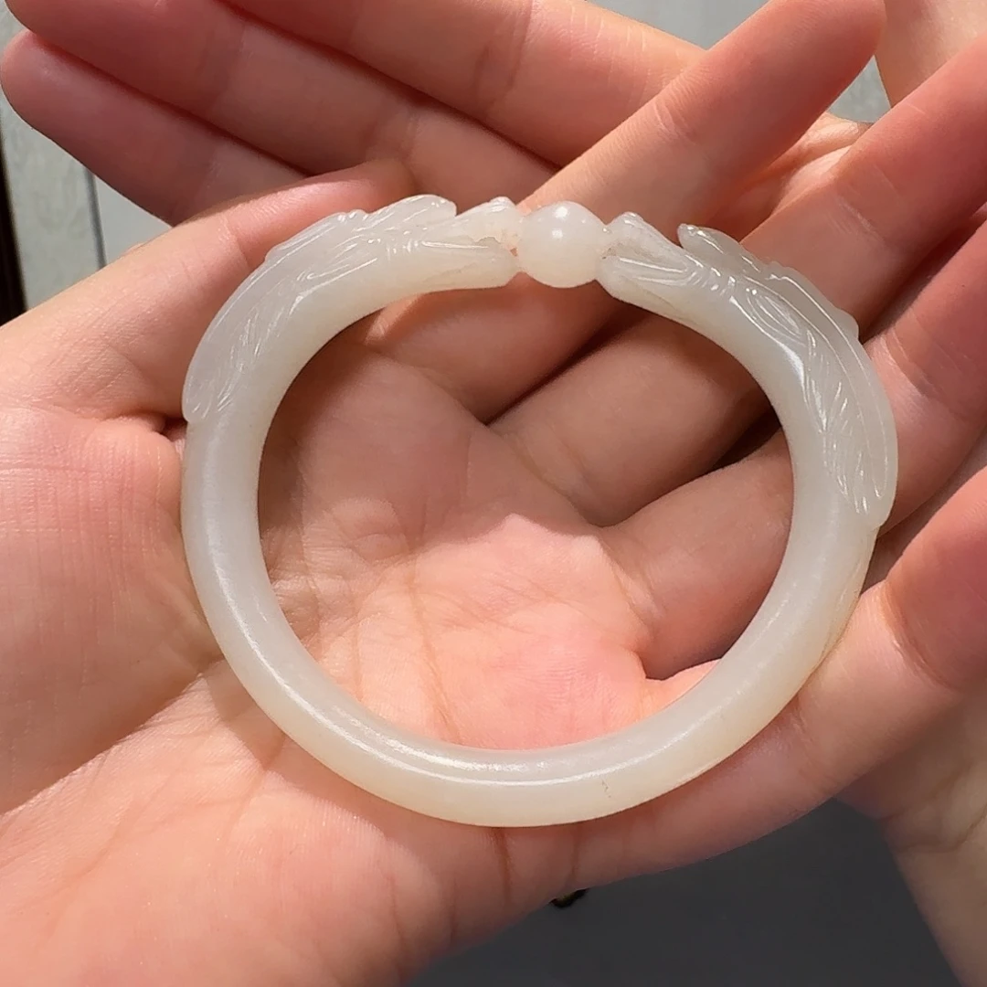 李***溪和田玉未镶嵌挂件