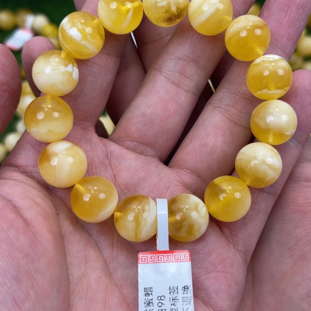 未镶嵌琥珀手链蜜蜡手串卡14➕