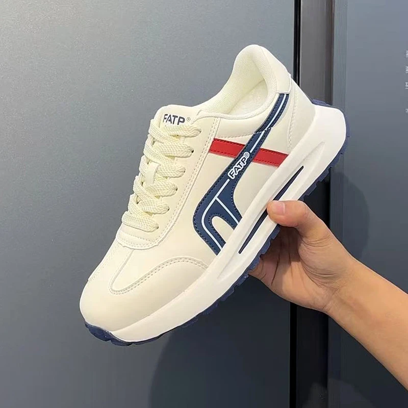 冬季新款男鞋休闲时尚板鞋男士百搭增高运动鞋厚底防滑百搭阿甘鞋