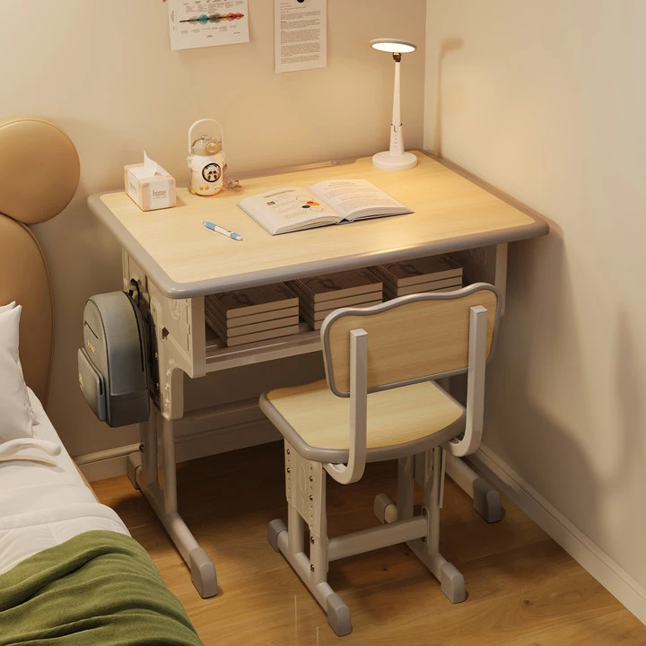 学校同款桌椅可升降写字桌书桌中小儿童课桌学生家用学习桌椅套装