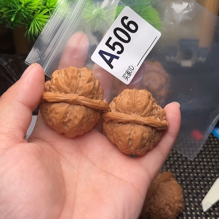 把件桃核核桃蛤蟆头43