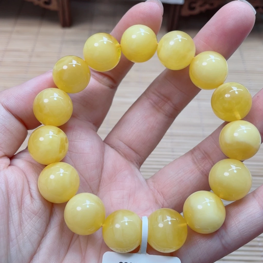 蜜蜡未镶嵌手串蜜蜡