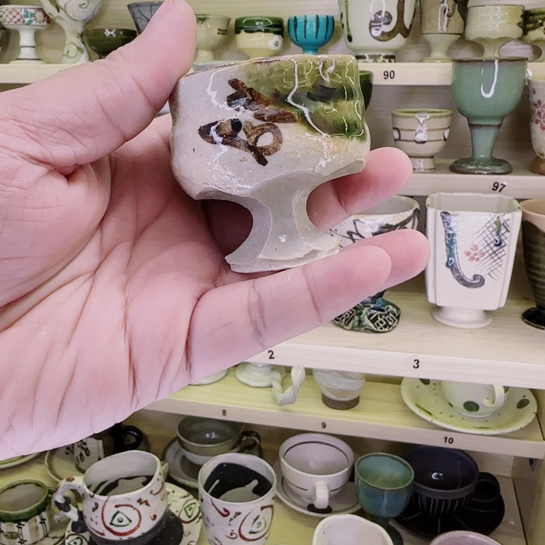 瓷陶瓷器，问主播看品相再下单不退不换