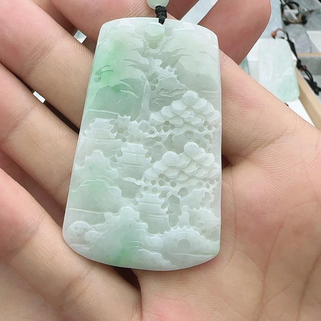 翡翠未镶嵌颈饰翡翠