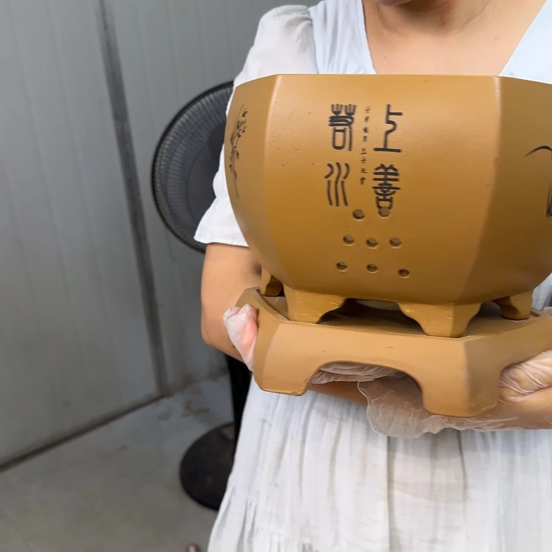 紫砂花盆紫砂口径25