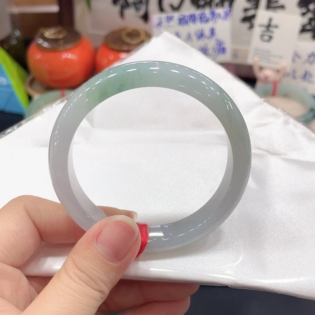 翡翠未镶嵌手镯天然缅甸A翡翠手镯20