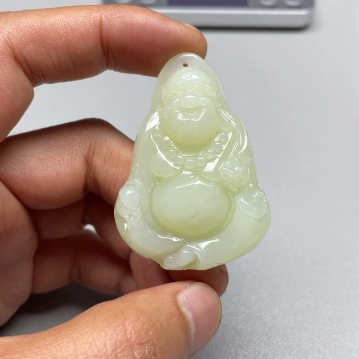 和田玉吊坠(不含链)未镶嵌初****5