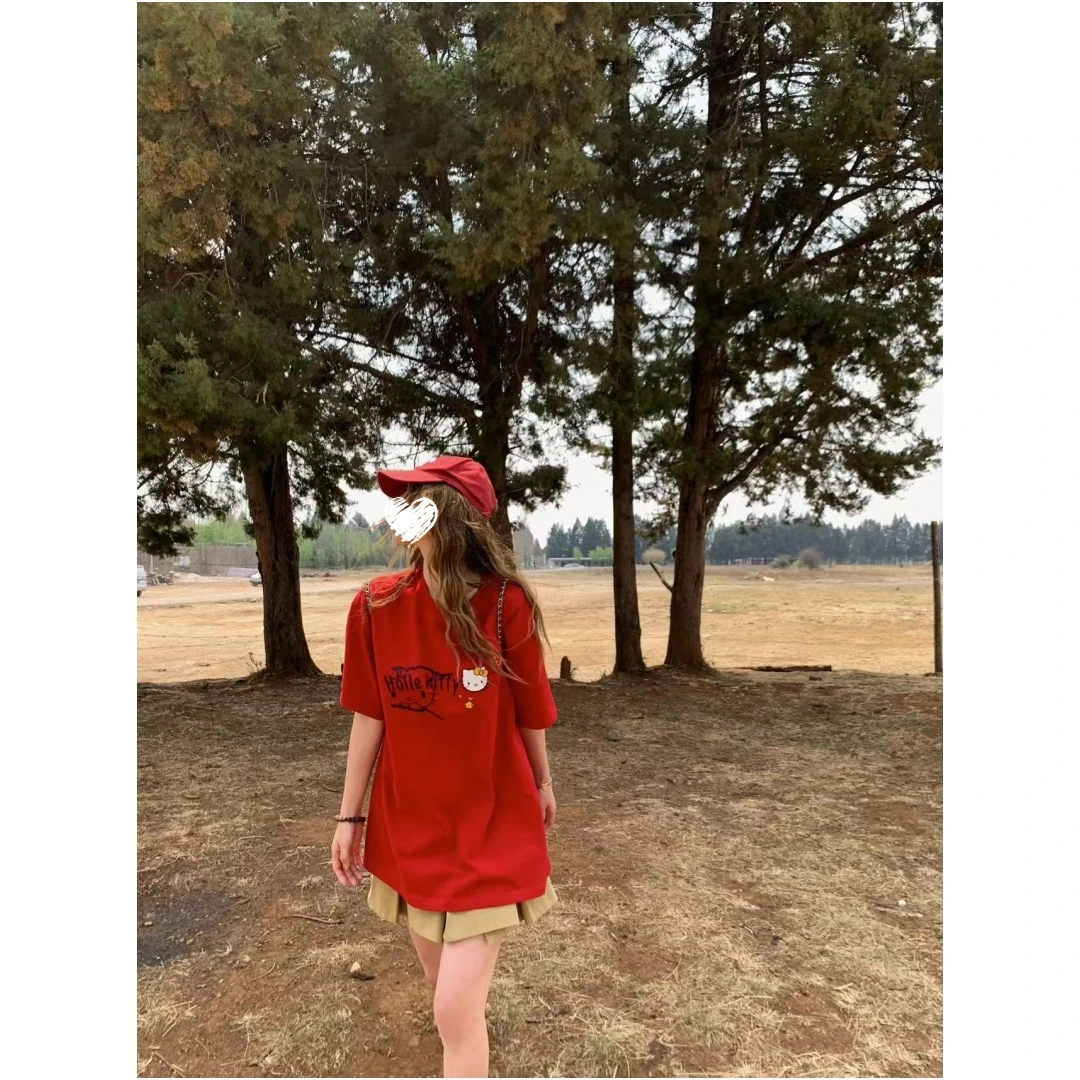 手绘Kitty猫短袖T恤   80533