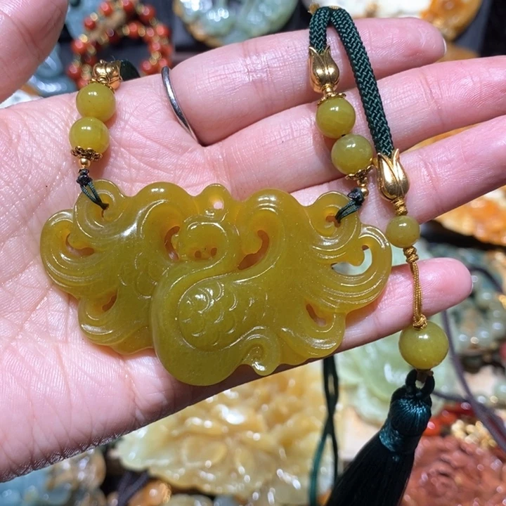 岫玉毛衣链未镶嵌