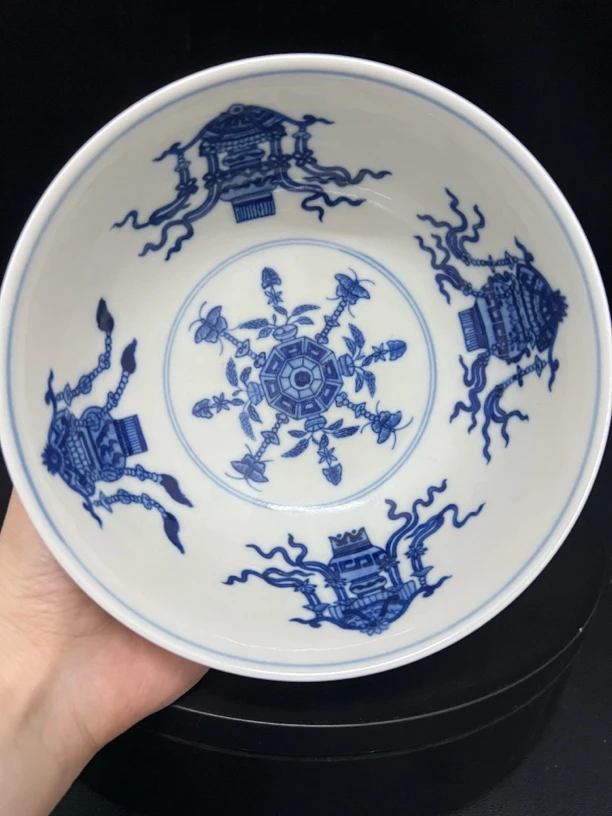 陶瓷艺术品开窗五谷丰登碗